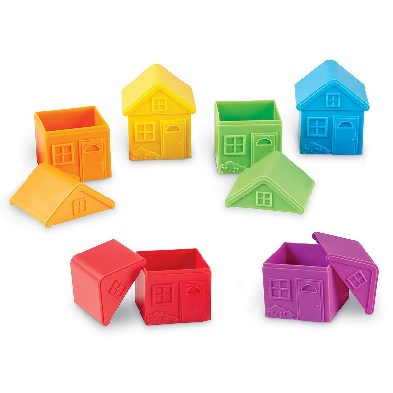 Learning Resources All About Me Sort & Match Houses, Multicolor