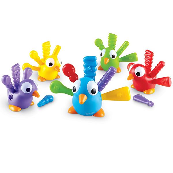 Authentic Learning Resources Fine Motor Peacock Pals 