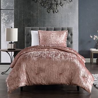 Riverbrook Home Turin Crinkle Velvet 7 pc Comforter Set