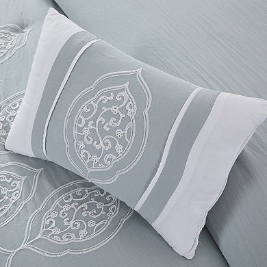 Modern Threads Embroidered Comforter Set