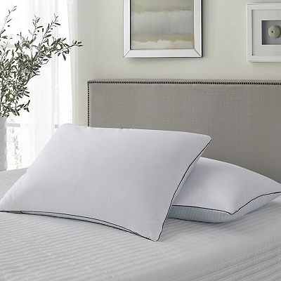 Kathy Ireland 2 pack White Goose Feather Pillows