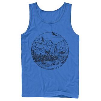 Men's Fifth Sun Mountain Falls Sketch Tank Top