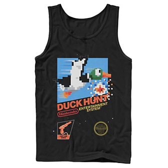 Men's Nintendo NES Duck Hunt Retro Vintage Cover Tank Top