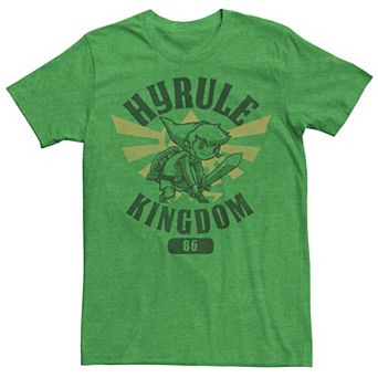 Men's Nintendo Zelda Link Collegiate Hyrule Kindom '86 Tee