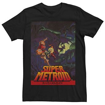 Men's Nintendo Samus Super Metroid Cover Tee