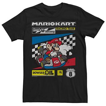 Men's Mario Kart Retro Poster Ad Style Tee