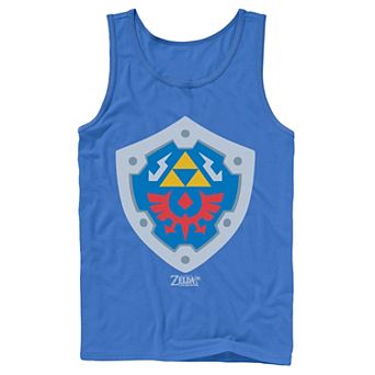 Men's Nintendo Legend Of Zelda Links Awakening Hylian Shield Logo Tank Top