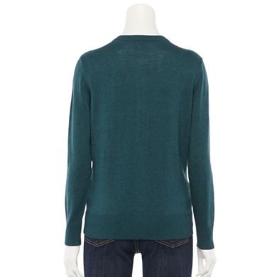 Women's Croft & Barrow® Essential Button-Front Cardigan
