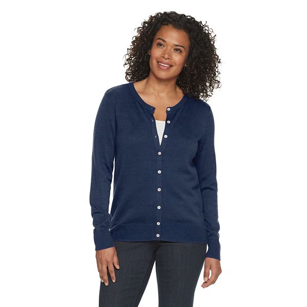 Women S Croft And Barrow® Essential Button Front Cardigan