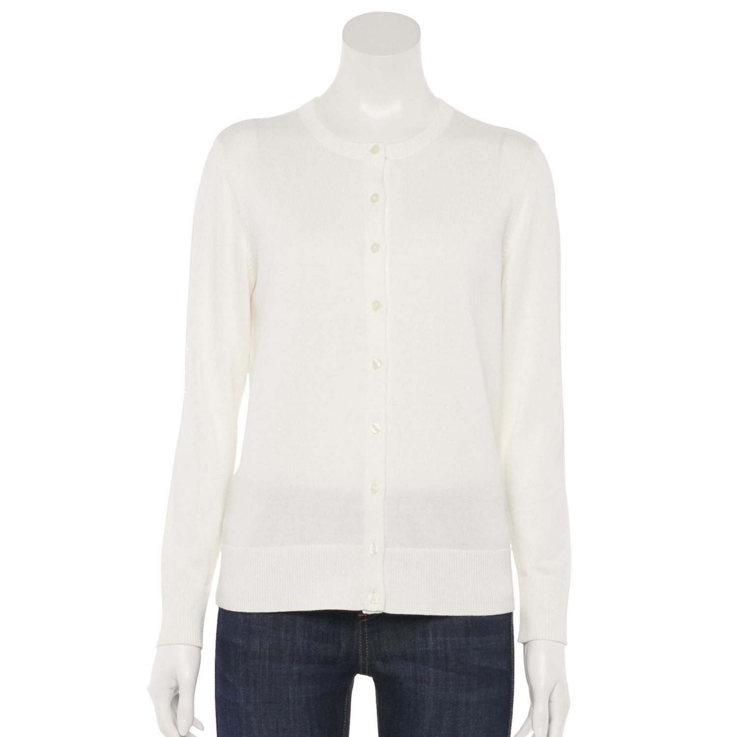 womens dressy white cardigan