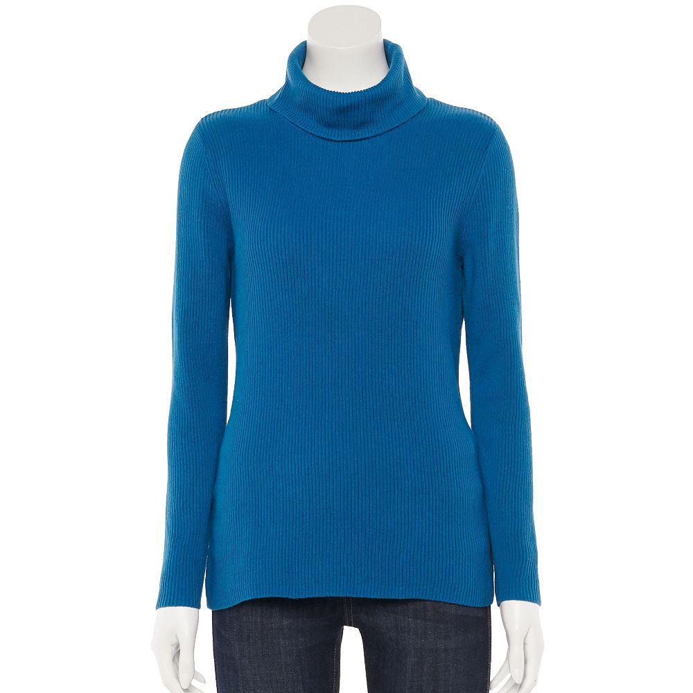 Pull Col Roulé Femme Croft & Barrow Blanc Immaculé - Taille M - Neuf Avec étiquettes