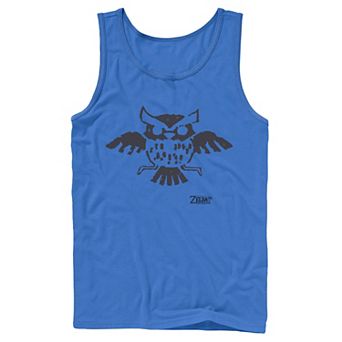 Men's Nintendo Legend Of Zelda Links Awakening Owl Glyph Portrait Tank Top