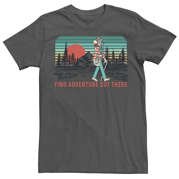 Men's Where's Waldo Find Adventure Out There Tee