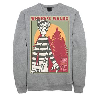 Men's Where's Waldo Find Yourself Poster Sweatshirt