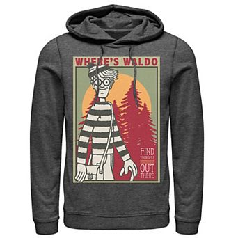 Men's Where's Waldo Find Yourself Poster Hoodie