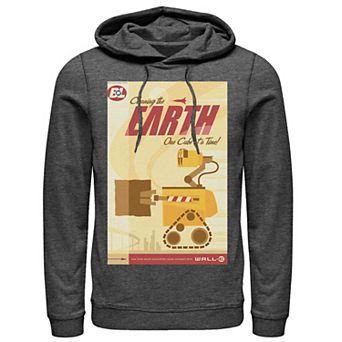 Disney / Pixar's WALL-E Men's Cleaning The Earth One Cube At A Time Hoodie