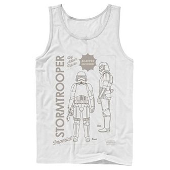Men's Star Wars The Mandalorian Stormtrooper Action Figure Tank Top