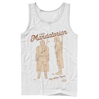 Men's Star Wars The Mandalorian Toy Action Figure Tank Top