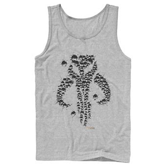 Men's Star Wars The Mandalorian Mythosaur Bullet Hole Tank Top