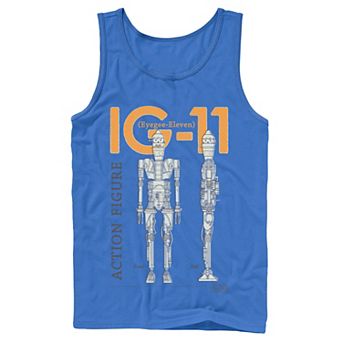 Men's Star Wars The Mandalorian IG-11 Action Figure Tank Top