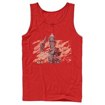 Men's Star Wars The Mandalorian IG-11 Dusty Droid Tank Top