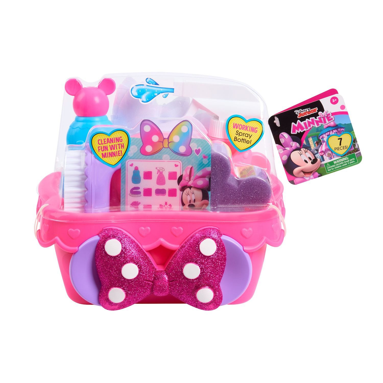 minnie happy helpers bowtique shopping cart pink