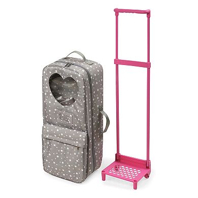 Badger Basket Travel and Tour Trolley Carrier with Bed for 18-inch Dolls