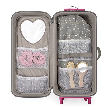 Badger Basket Travel and Tour Trolley Carrier with Bed for 18-inch Dolls