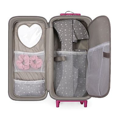 Badger Basket Travel and Tour Trolley Carrier with Bed for 18-inch Dolls