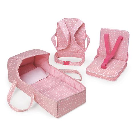 Детские куклы Badger Basket First Class 5 pc Doll Travel Set