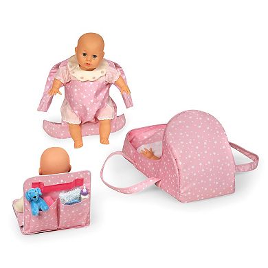 Badger Basket First Class 5-Piece Doll Travel Set