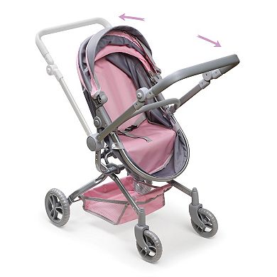 Badger Basket Daydream Multi-Function Single Doll Pram & Stroller