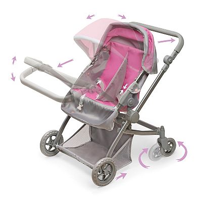 Badger Basket Voyage Twin Carriage Doll Stroller