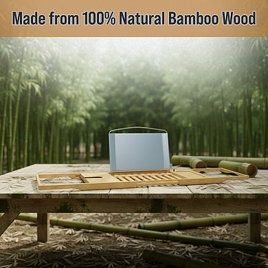 Portsmouth Home Bamboo Bath Caddy