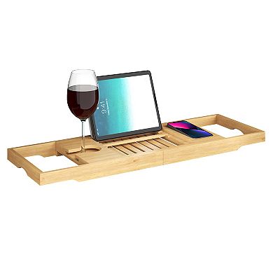 Portsmouth Home Bamboo Bath Caddy