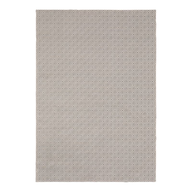 StyleHaven Camelia Geo Diamonds Area Rug, Grey, 8X11 Ft