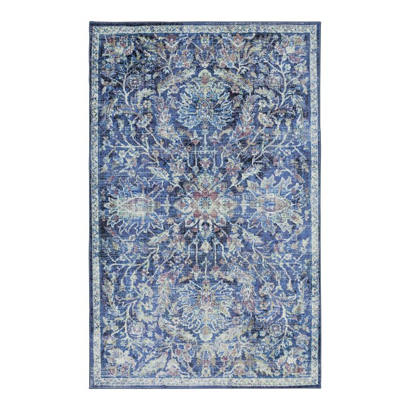 Mohawk Home Prismatic EverStrand Elizabeth Rug, Blue, 2.5X10 Ft