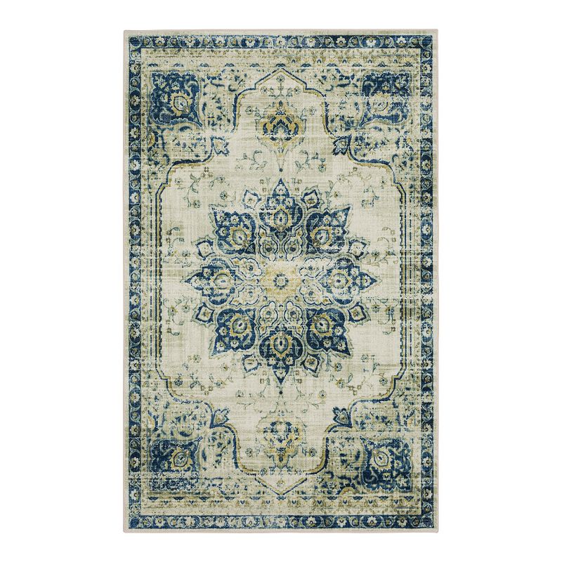 Mohawk Home Prismatic EverStrand Empearal Rug, Blue, 8X10 Ft
