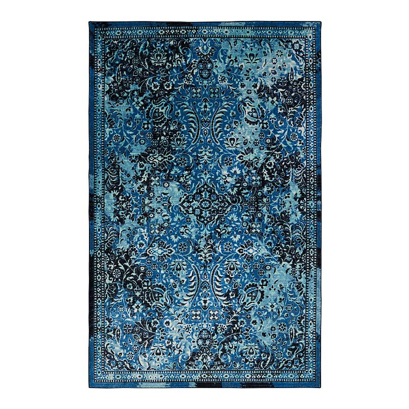 Mohawk Home Prismatic EverStrand Garden City Rug, Blue, 5X8 Ft