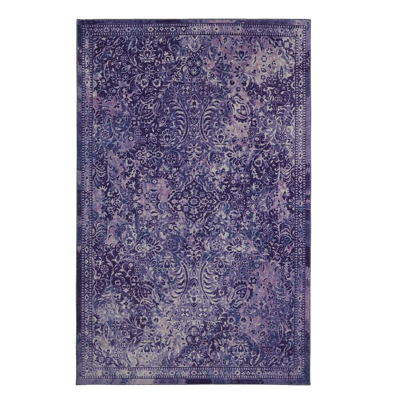 Mohawk Home Prismatic EverStrand Garden City Rug, Purple, 8X10 Ft