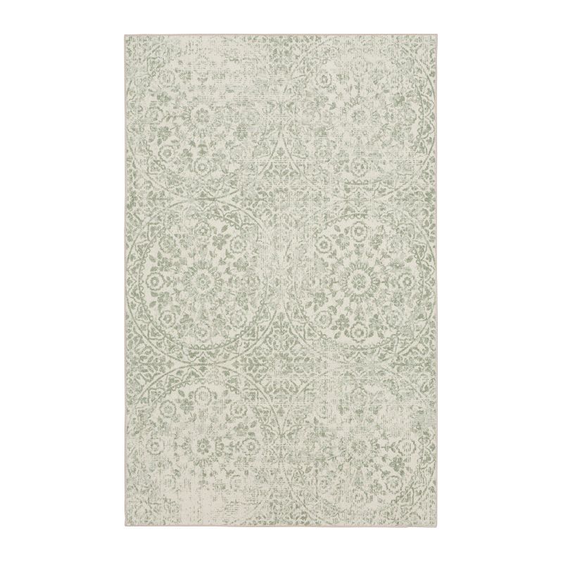 Mohawk Home Prismatic EverStrand Juniper Rug, Beig/Green, 8X10 Ft