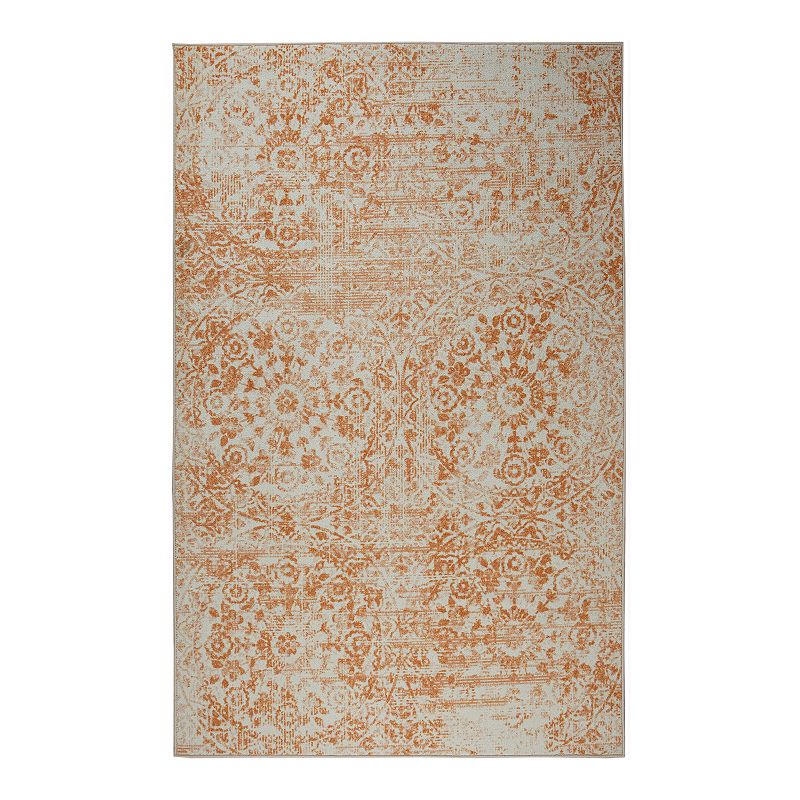 Mohawk Home Prismatic EverStrand Juniper Rug, Orange, 8X10 Ft