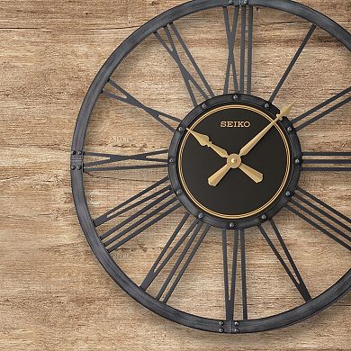 Seiko Bennett Farmhouse Wall Clock