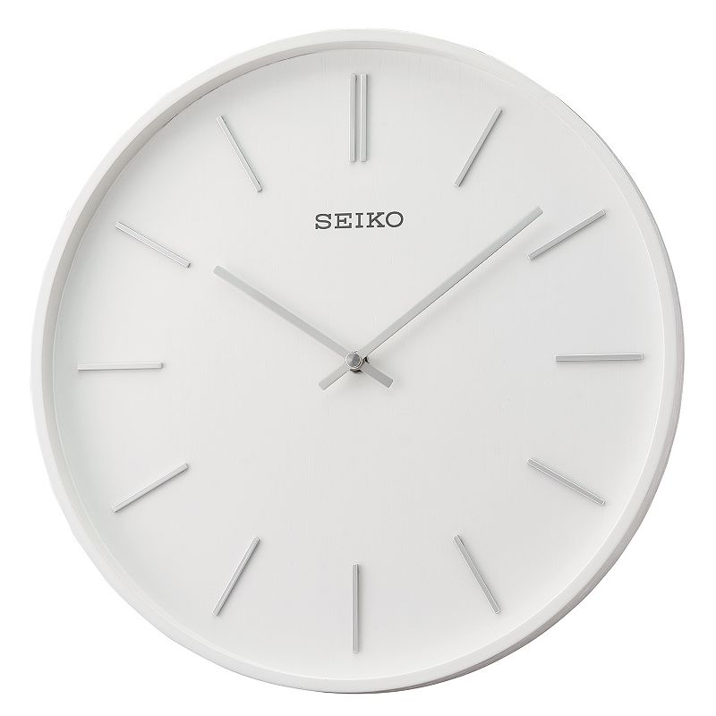 Seiko Pax Wall Clock, White, 13