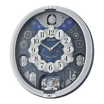 Seiko Glittering Melodies In Motion Wall Clock