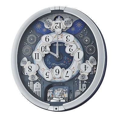 Seiko Glittering Melodies In Motion Wall Clock