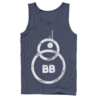Men's Star Wars Bold Outlined BB-8 Tank Top
