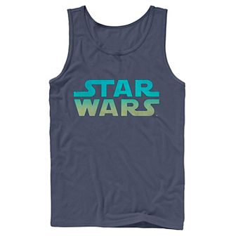 Men's Star Wars Neon Vibrant Colored Logo Tank Top