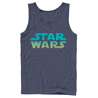 Men's Star Wars Neon Vibrant Colored Logo Tank Top