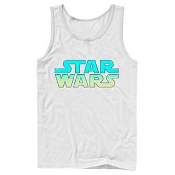 Men's Star Wars Neon Vibrant Colored Logo Tank Top